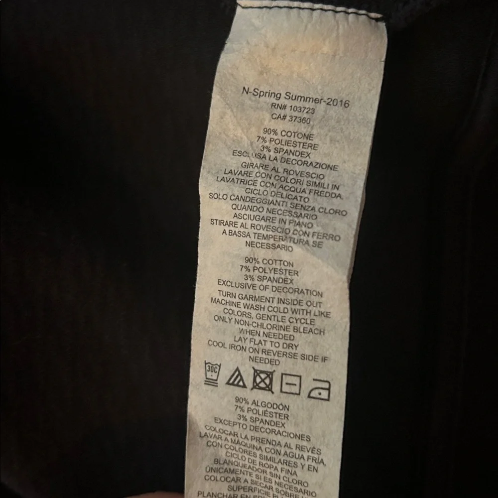 A|X Armani Exchange Navy Blue Shawl Collar Knit Cardigan Sweater Jacket XS - Picture 8 of 9